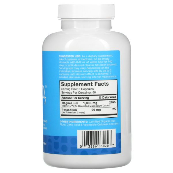 Aerobic Life, Mag O7, Limpieza y desintoxicación digestivas, 180 cápsulas - Imagen 2