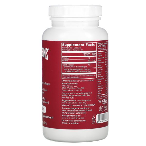 Vital Proteins, Cartilage Collagen, 120 Capsules - Imagen 2