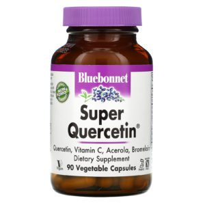 Bluebonnet Nutrition, Super Quercetin, 90 cápsulas vegetales