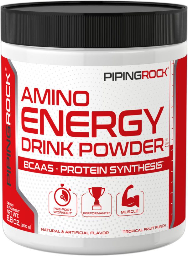 Amino Energy Pre-Workout Powder (Tropical Fruit Punch), 8.8 oz (250 g) Bottle