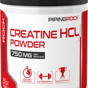 Creatine HCL Powder, 750 mg (per serving), 10.58 oz (300 g) Bottle