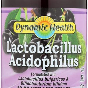 Probiotic Acidophilus Liquid Black Cherry 10 Billion, 16 fl oz (473 mL) Bottle