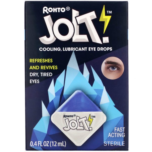Rohto, Jolt, Cooling, Lubricant Eye Drops, 0.4 fl oz (12 ml) - Imagen 2