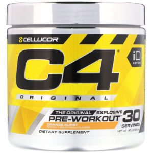 Cellucor, C4 explosivo original, preentrenamiento, naranja intensa, 6,88 oz (195 g)