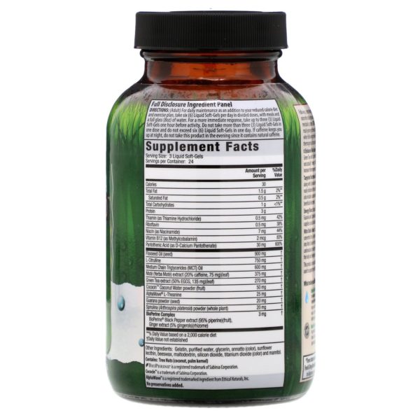Irwin Naturals, Keto-Karma Burn Fat Red , 72 Liquid Soft-Gels - Imagen 2
