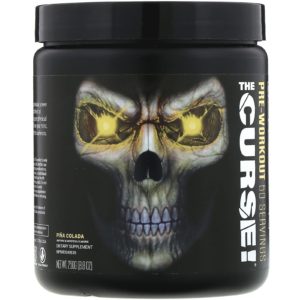 JNX Sports, The Curse, para antes de realizar ejercicio, piña colada, 250 g (8,8 oz)