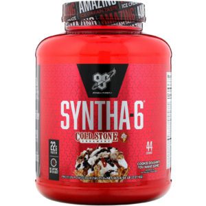 BSN, Syntha-6, cremas heladas Cold Stone, quieres masa de galletas, 2,07 kg (4,56 lb)