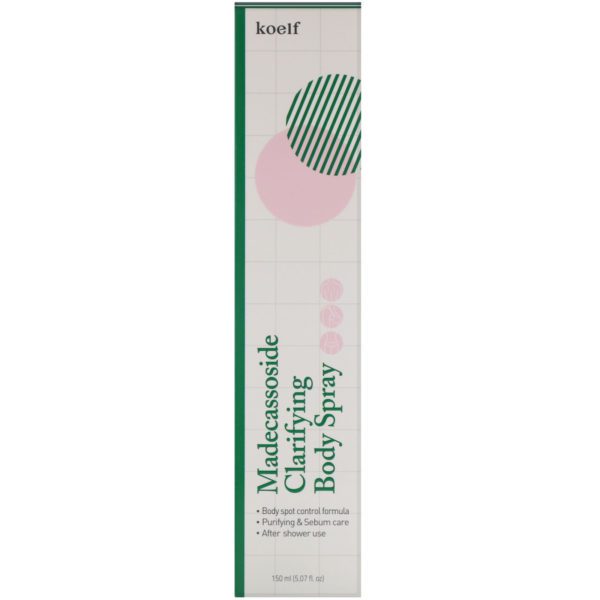 Koelf, Spray madecassoside clarificante para el cuerpo, 150 ml (5,07 oz. líq.) - Imagen 2