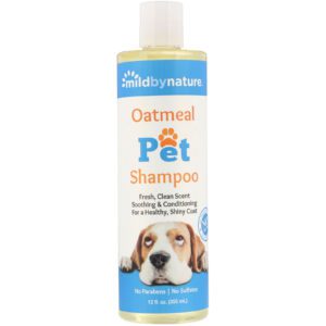 Mild By Nature, Champú con avena para mascotas, 355 ml (12 oz líq.)