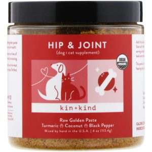 Kin+Kind, Caderas y articulaciones, Pasta dorada cruda, 113,4 g (4 oz)