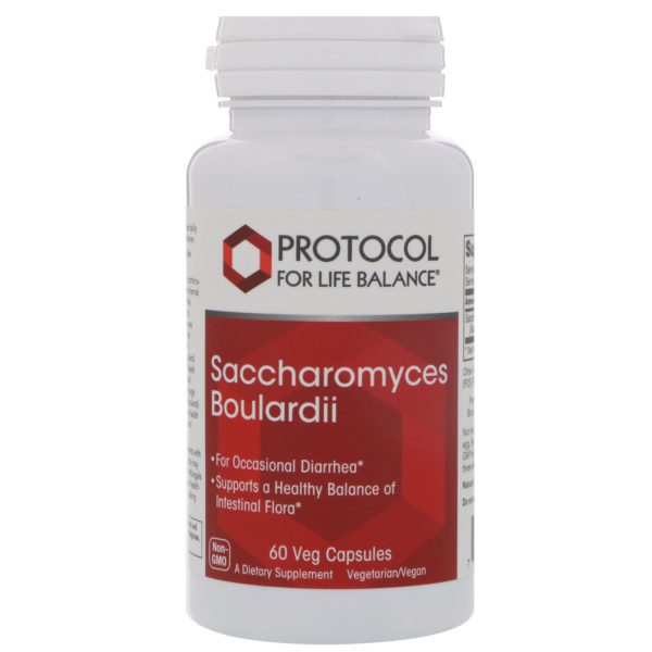 Protocol for Life Balance, Saccharomyces Boulardii, 60 cápsulas vegetarianas
