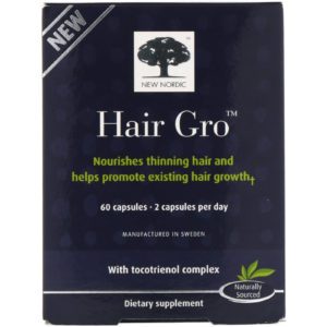 New Nordic, Hair Gro, 60 Cápsulas