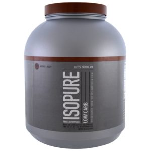 Isopure, Proteína en polvo con bajo contenido de carbohidratos, Chocolate holandés, 2,04 kg (4,5 lb)