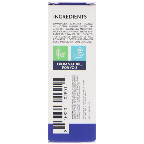 Artnaturals, Roll-on para dormir, 0.33 fl oz (10 ml) - Imagen 3