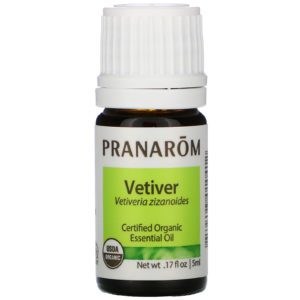 Pranarom, Essential Oil, Vetiver, .17 fl oz (5 ml)