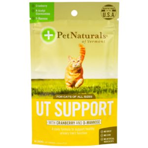 Pet Naturals of Vermont, Soporte UT con Arándanos y  D-manosa, Para gatos, 60 Masticabless, 2.65 oz (75 g)