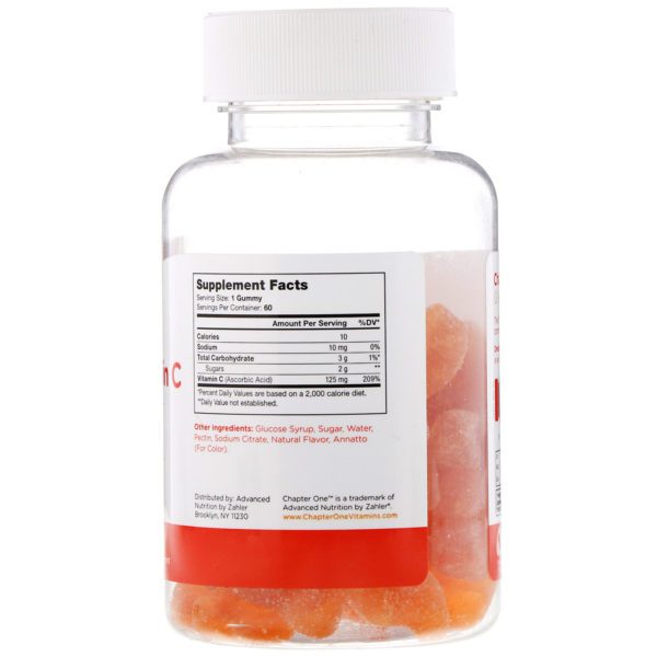 Chapter One, C is For Vitamin C, Flavored Gummies, 60 Gummies - Imagen 2