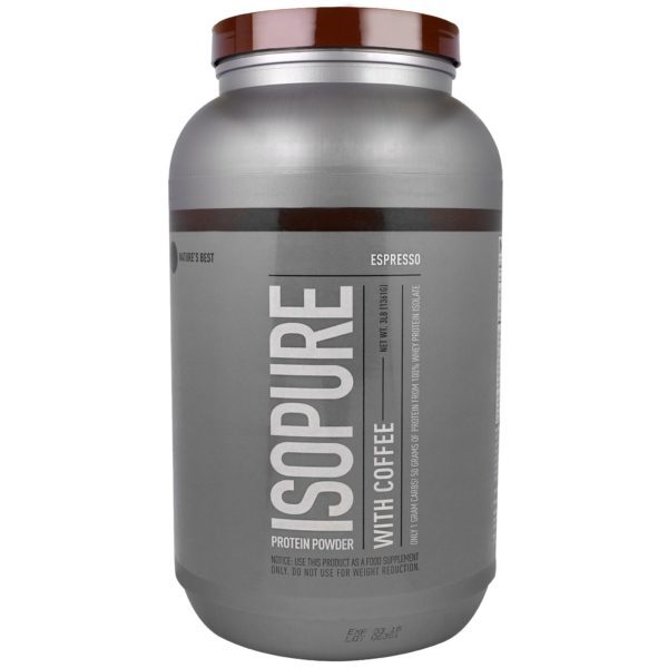 Isopure, Proteína en polvo con café, Expreso, 3 lb (1361 g)