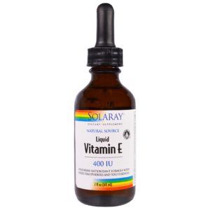 Solaray, Vitamina E, líquida, 400 UI, 2 oz fl (60 ml)