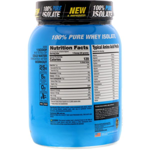 BPI Sports, ISO HD, aislado de proteína 100 % puro, magdalena de chocolate, 1.6 lb (736 g) - Imagen 2