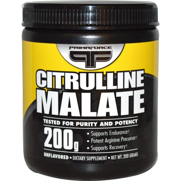 Primaforce, Citrulina Malato, Sin Sabor, 200 g