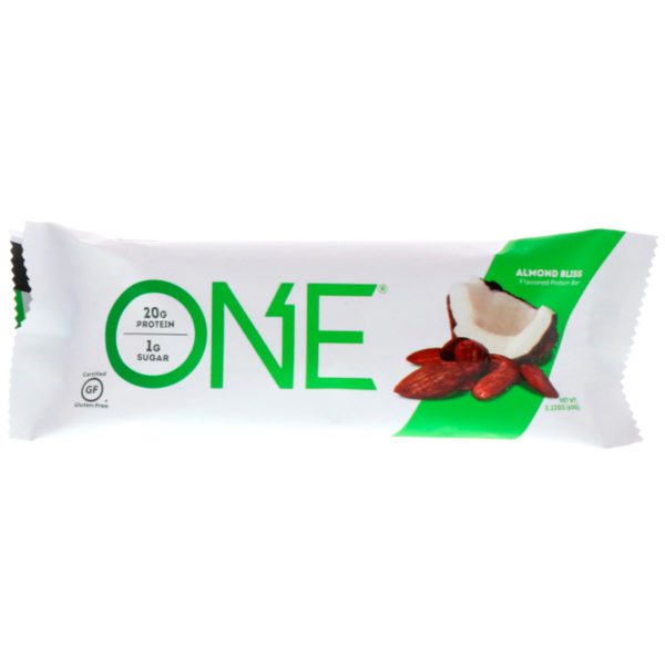 One Brands, ONE Bar, Almond Bliss, 12 Bars, 2.12 oz (60 g) Each - Imagen 4