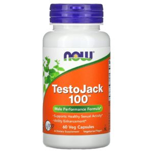 Now Foods, TestoJack 100, 60 cápsulas vegetales