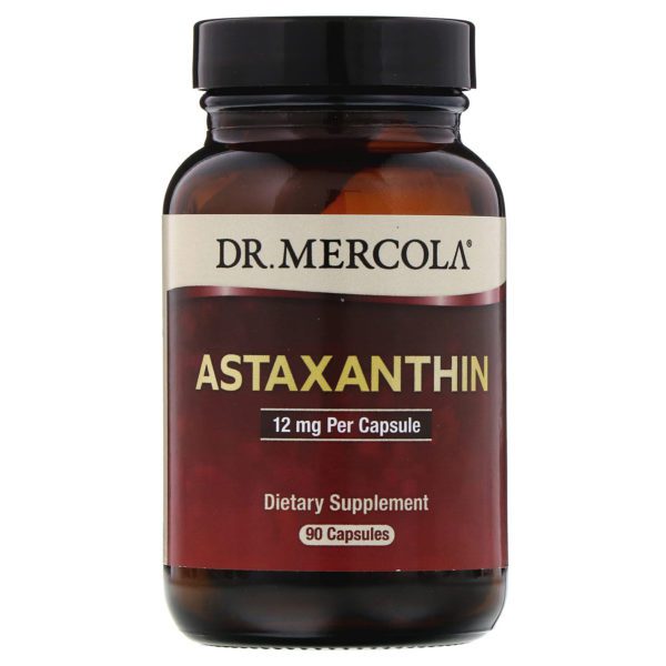 Dr. Mercola, Astaxantina, 12 mg, 90 cápsulas