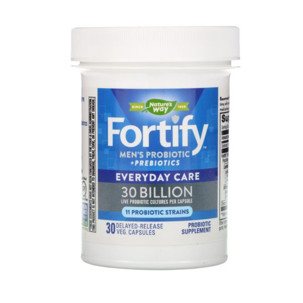 Nature's Way, Fortify Men's 30 Billion Probiotic, 30 Vegetarian Capsules - Imagen 3
