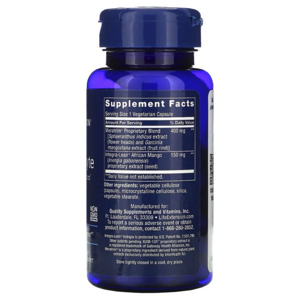 Life Extension, Advanced Anti-Adipocyte, 60 Vegetarian Capsules - Imagen 2