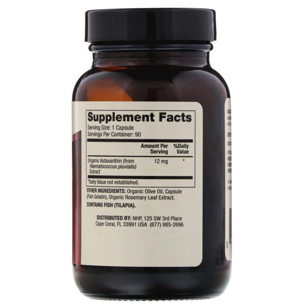 Dr. Mercola, Astaxantina, 12 mg, 90 cápsulas - Imagen 2