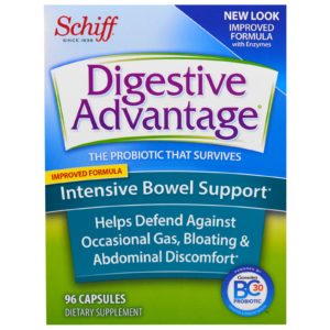 Schiff, Digestive Advantage, Apoyo Intestinal Intensivo, 96 Cápsulas