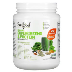 Sunfood, Súper vegetales y proteinas, 2,2 lb (997,9 g)