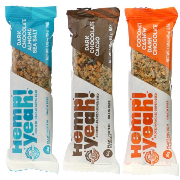 Manitoba Harvest, Hemp Yeah! Protein Bar, Variety Pack, 8 Bars, 1.59 oz (45 g) Each - Imagen 3