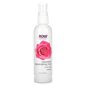 Now Foods, Solutions, Spray rejuvenecedor con agua de rosas, 118 ml (4 oz. líq.)