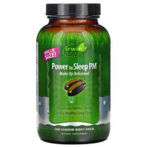Irwin Naturals, Power to Sleep PM, 120 cápsulas blandas líquidas