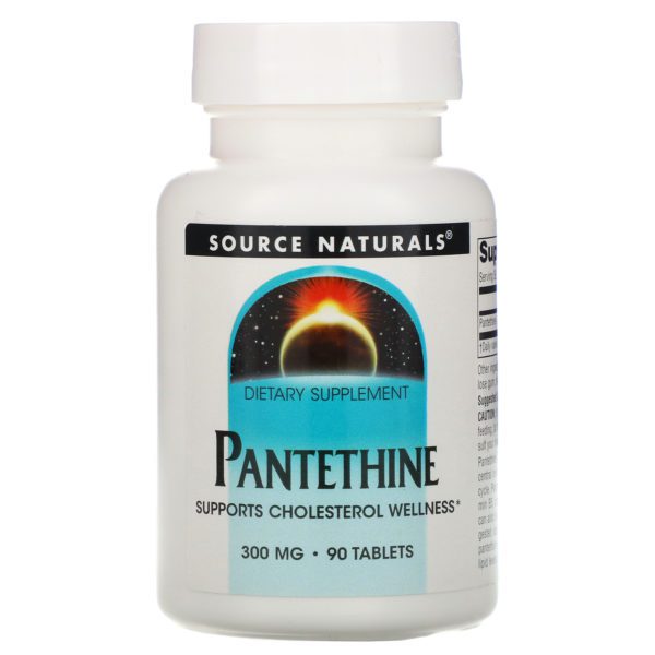 Source Naturals, Pantetina, 300 mg, 90 comprimidos
