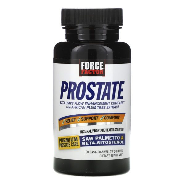 Force Factor, Prostate, Natural Prostate Health Solution, 60 Easy-To-Swallow Softgels - Imagen 3