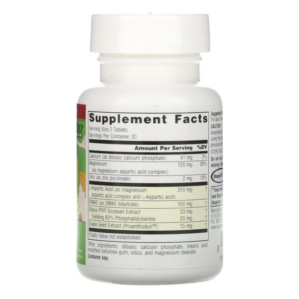 Source Naturals, Attentive Child, Suplemento alimentario, 60 comprimidos - Imagen 2