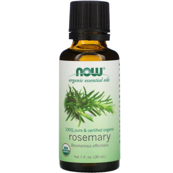 Now Foods, Aceites esenciales orgánicos, Romero, 1 fl oz (30 ml)