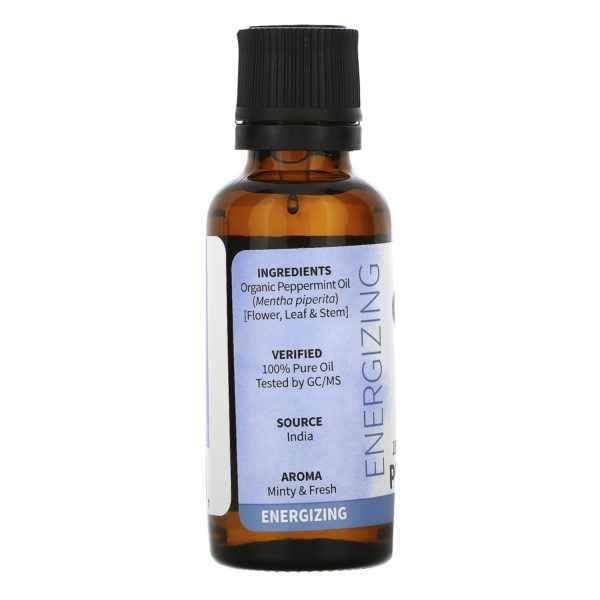 Garden of Life, 100% Organic & Pure, Essential Oils, Energizing, Peppermint, 1 fl oz (30 ml) - Imagen 2