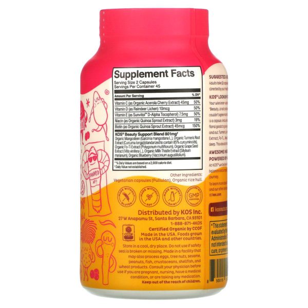 KOS, Lookin' Good ;), Beauty Capsules, 90 Capsules - Imagen 2