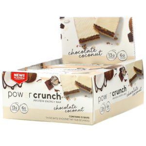 BNRG, Power Crunch Protein Energy Bar, Chocolate Coconut, 12 Bars, 1.4 oz (40 g) Each