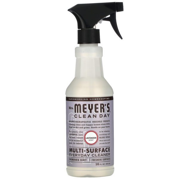 Mrs. Meyers Clean Day, Limpiador diario para superficies múltiples, Aroma a lavanda, 473 ml (16 oz. líq.)