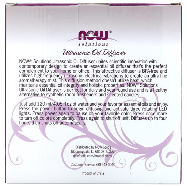 Now Foods, Difusor de aceite ultrasónico, 1 difusor - Imagen 4