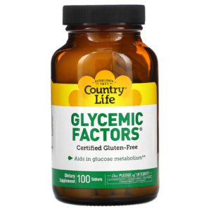 Country Life, Factores glicémicos , 100 Tabletas