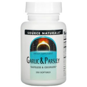 Source Naturals, Ajo & Perejil, 250 cápsulas blandas