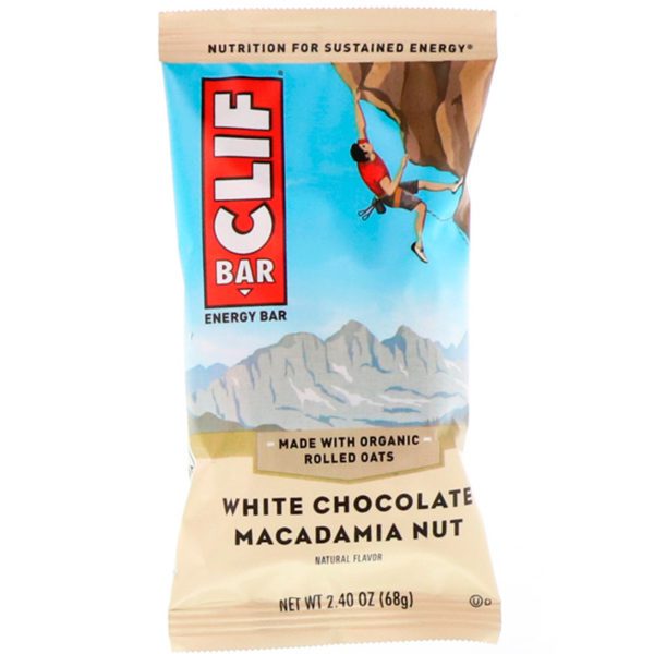Clif Bar, Barra energética, chocolate blanco con nuez de macadamia, 12 barras, 2.40 oz (68 g) cada una - Imagen 4