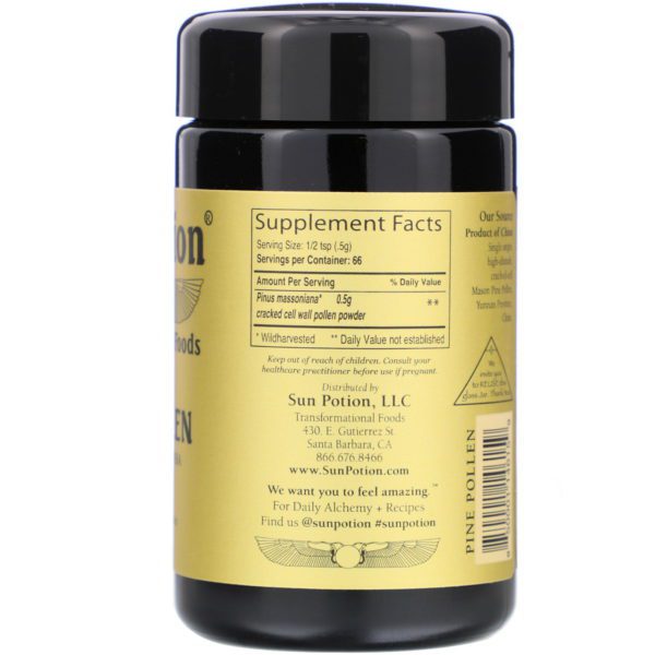 Sun Potion, Pine Pollen, 1.16 oz (33 g) - Imagen 2