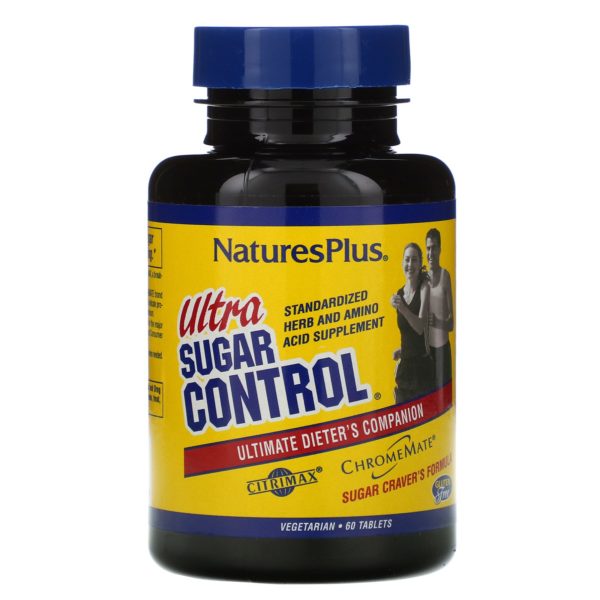 Nature's Plus, Ultra Sugar Control, el mejor compañero de la dieta, 60 comprimidos